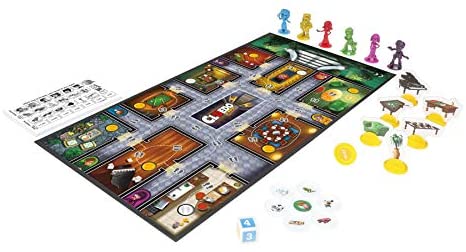 Clue Junior Brettspiel für Kinder ab 5 Jahren, Case of the Broken Toy, klassisches Mystery-Spiel für 2–6 Spieler