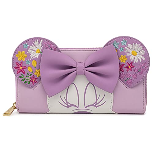 Loungefly x Disney Minnie Mouse Floral Zip-Around Wallet