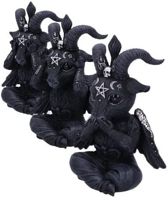 Nemesis Now Cult Cuties Three Wise Baphoboo Black 13.4cm