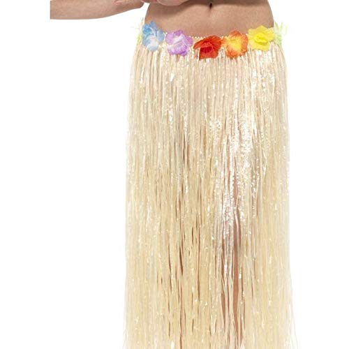 Smiffys Women's Natural Hawaiian Hula Skirt