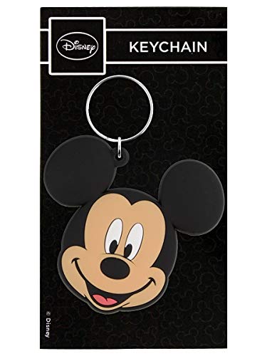 Disney Junior RK38322C Mickey Mouse Rubber Keychain, Multicoloured, 4.5 x 6cm