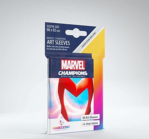 Gamegenic Marvel Champions Art Sleeves- Scarlet Witch (50 ct.)