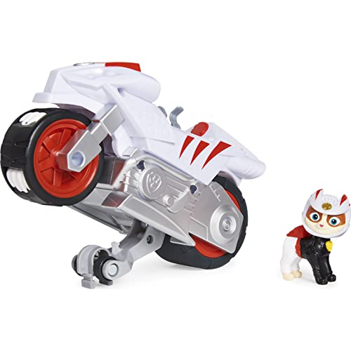 PAW Patrol Moto Pups Wildcat’s Deluxe Pull Back Motorcycle Vehicle with Wheelie Feature