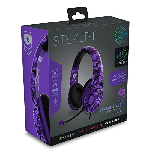Stealth Ranger Royal Camo Over Ear Gaming Headset PS4/PS5, XBOX, Nintendo Switch