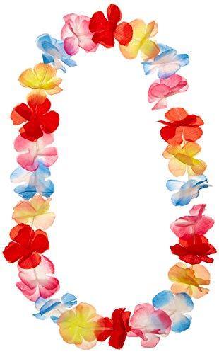 Hawaiian Garland Silk Flowers Multi Colour - Yachew