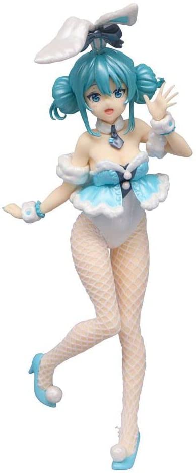 Vocaloid BiCute Bunnies Statue Hatsune Miku White Rabbit Pearl Colour Unisex Sta