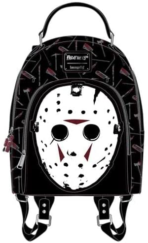 Loungefly Friday the 13th Jason Mask Womens Double Strap Shoulder Bag Purse