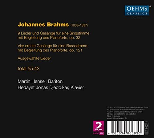 Martin Hensel - Dunkles Leuchten [Martin Hensel, Hedayet Djeddika ] [Oehms: OC883] [Audio CD]