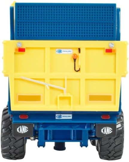 Britains Kane Tri-Axle Halfpipe Silage Trailer, Farm Toys for Children, Collectable Tractor Toy