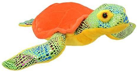 Wild Planet 26 cm All About Nature Wild Planet Sea Turtle Plush (Orange) - Yachew