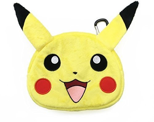 Hori Pikachu Plush Pouch - Case for Nintendo 3DS