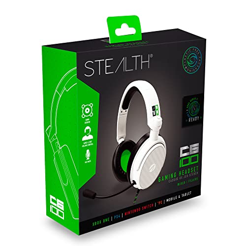 Stealth C6-100 Green Over Ear Gaming Headset PS4/PS5, XBOX, Nintendo Switch, PC