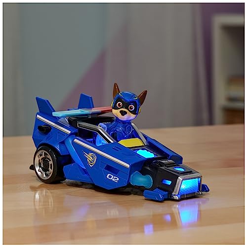 Paw Patrol: The Mighty Movie Spielzeugauto mit Chase Mighty Pups Actionfigur, leicht