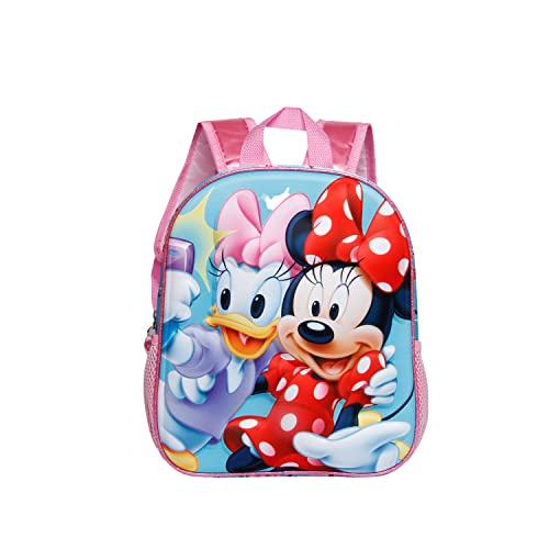 Minnie Mouse Picture-Small 3D Backpack, Blue