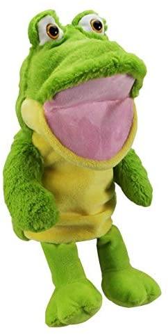 AB Gee Plush Hand Puppet 10in Frog - Yachew