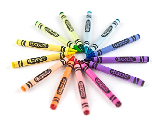 Crayola-52-6448 Set of 64 Crayola Wax Crayons 14 x 12 cm, Multicolour (52-6448),