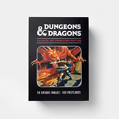 Dungeons & Dragons 100 Postcards: Archival Art from Every Edition: 100 Postcards