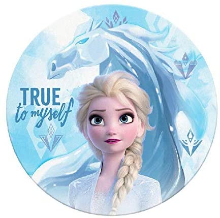 Frozen Round 2 1 Polyester Reference KD Beach Wash Face Towels Heimtextilien Unisex Erwachsene, Mehrfarbig (Mehrfarbig), Einzelbett