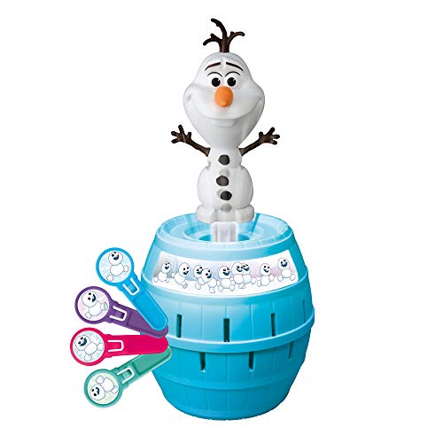 TOMY Pop Up Olaf Children's Action Board Game, Family & Preschool Kids Game, Act