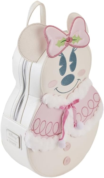 Loungefly Disney Minnie Mouse Pastel Snowman Mini Backpack