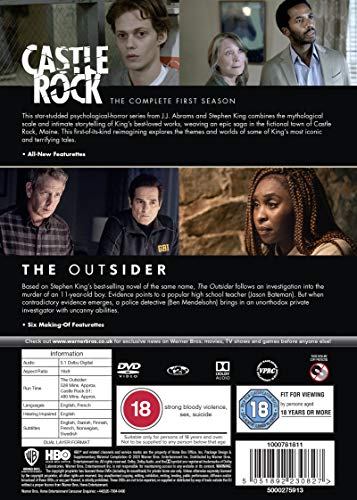 Castle Rock: Season 1 and The Outsider – 2 Series Collection [2020] - Mystery [DVD]