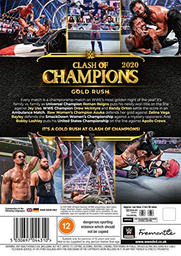 WWE: Clash Of Champions 2020 [DVD] – Action [DVD]