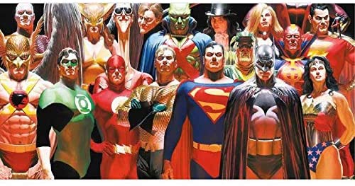 sd toys Crystal Justice League Glass Poster DC Universe Official Merchandising O