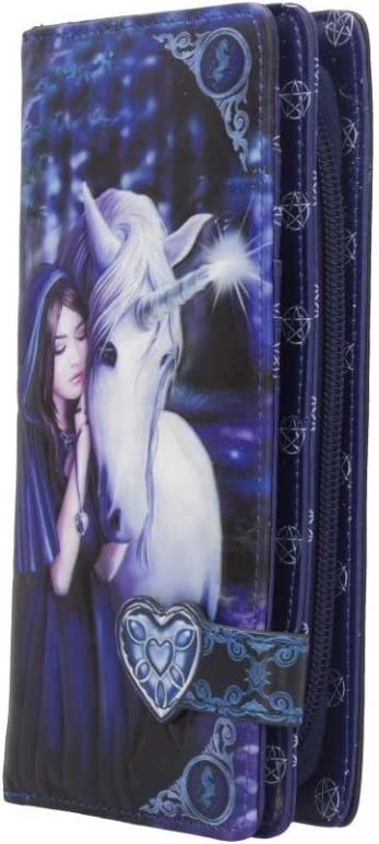 Nemesis Now Solace Anne Stokes Embossed Purse 19cm Blue, PU, 18.5cm