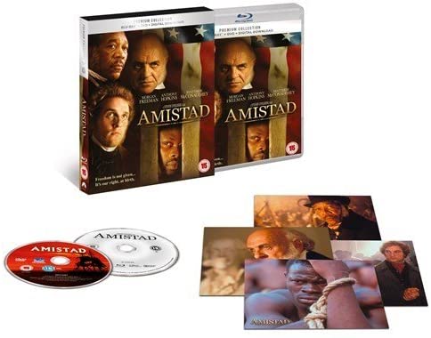 Amistad Slipcased Edition Blu Ray / DVD / Art Cards / Digital Download / Region Free Blu Ray