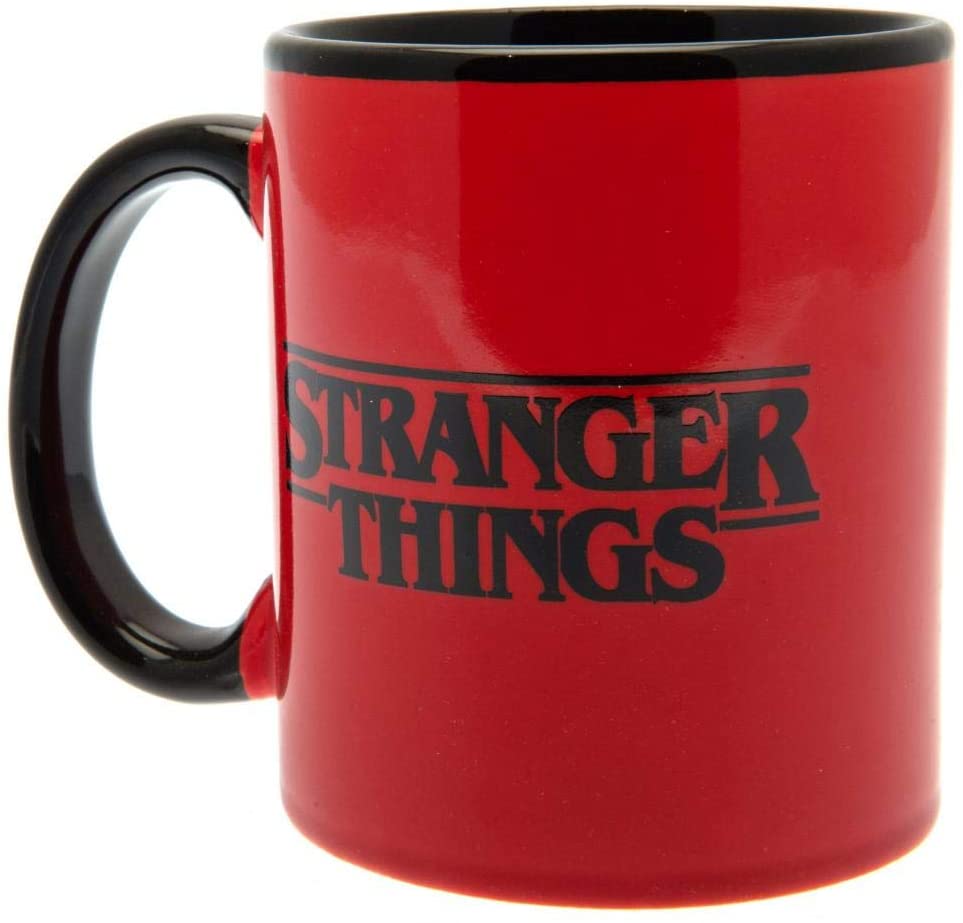 Stranger Things Gift Set with Ceramic Mug Keyring and Coaster in Presentation Box