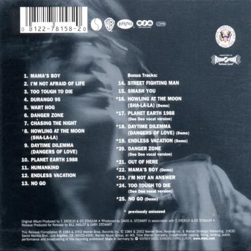 Ramones - Too Tough to Die 2002 [Audio CD]