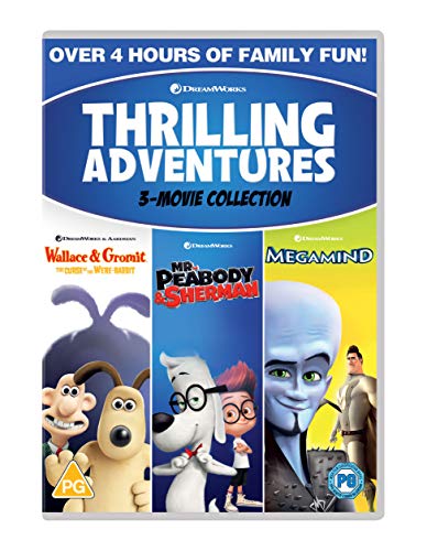 Thrilling Adventures (Wallace & Gromit: Curse/ Mr Peabody & Sher/Megamind) [DVD] - Animation [DVD]