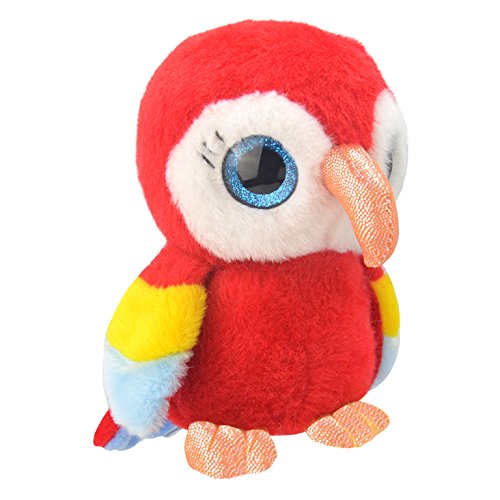 Wild Planet K8167 Orbys Parrot Plush Toy, 19 cm, Multicolour