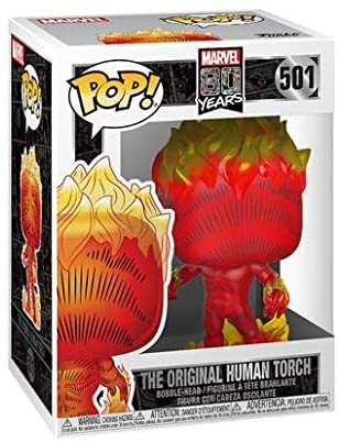 Marvel 80th Anniversary Human Torch Funko 42653 Pop! Vinyl #501