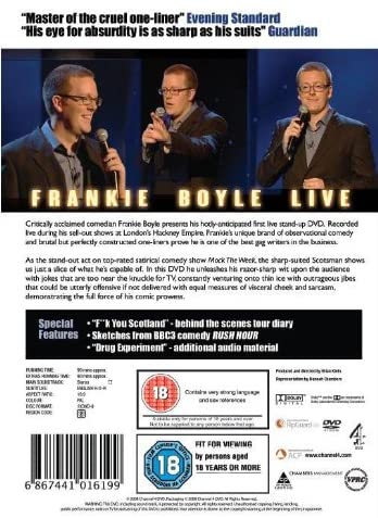 Frankie Boyle: Live - Comedy - [DVD]