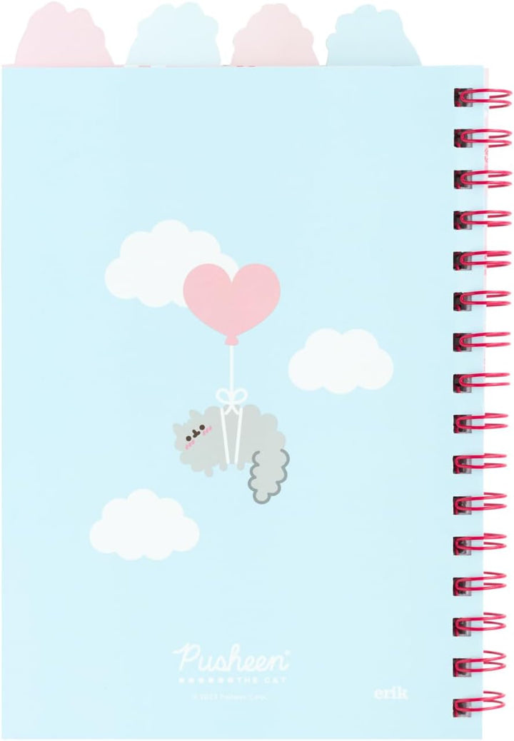 Grupo Erik Pusheen A5 Project Notebook with 4 Dividers | Notebooks A5 | Project Planner