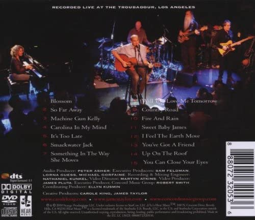 Live At The Troubadour - James Taylor Carole King James Taylor &amp; Carole King [Audio-CD]