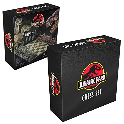 The Noble Collection Jurassic Park chess set