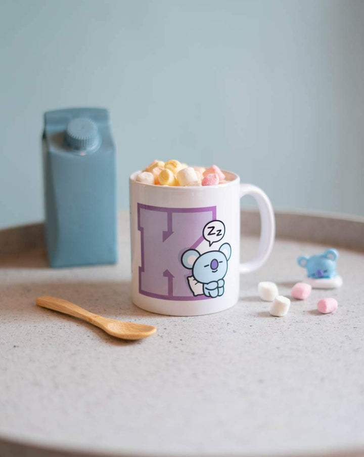 Grupo Erik BT21 Official Merchandise Koya Ceramic Mug | 35 cl - 350 ml | Coffee Mug