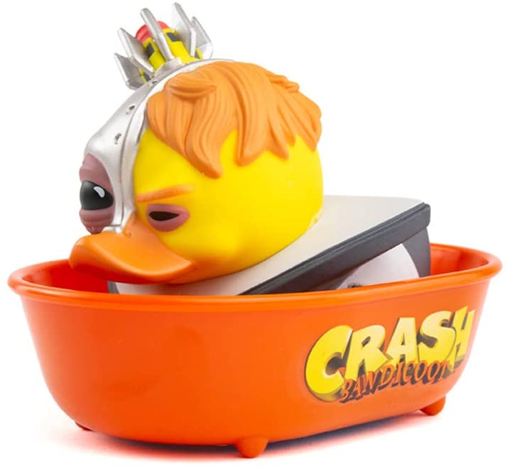 Crash Bandicoot Dr. N. Gin TUBBZ Collectable Duck – Officially Licensed Collectable Cosplay Duck – Unique Collectable Crash Bandicoot Dr. N. Gin Figurine – Crash Bandicoot Dr. N. Gin Rubber Duck