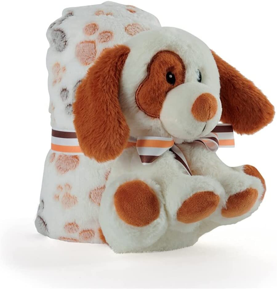 Perletti TOYS Duff Dog Plush with Blanket in Gift Pack (st1)