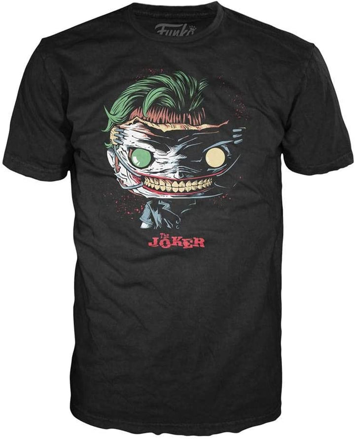 DC Comics POP! & Tee Box Death of Joker (T-Shirt Size Medium)