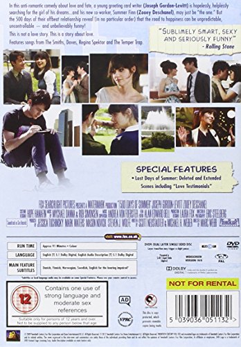 (500) Days of Summer [DVD] [2009]