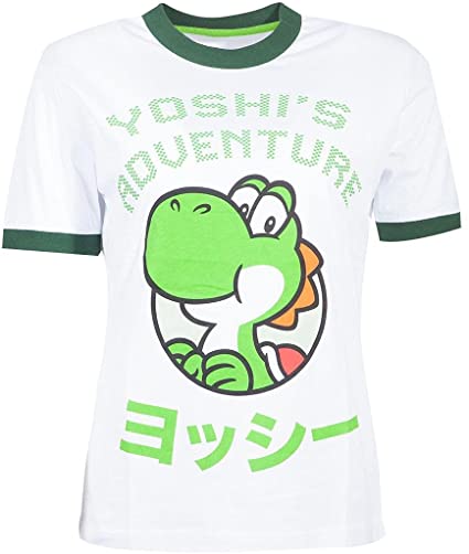 Difuzed Nintendo - Super Mario Yoshi Adventure Women's T-Shirt (l) White