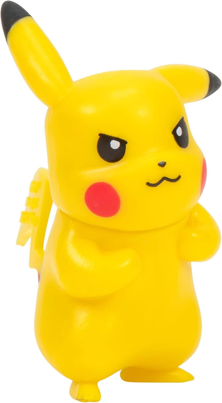 Pokémon PKW3049 3 Pack-Features 2 Pikachu and Horsea and 3-Inch Ivysaur Battle Figures