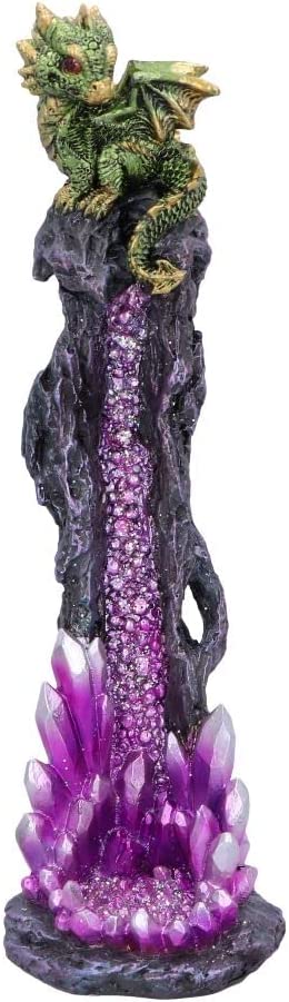 Nemesis Now Crystal Perch Incense Burner 25.2cm, Purple