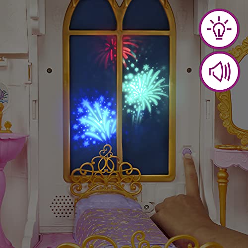Disney Princess Ultimate Celebration Castle, Doll House with Musical Fireworks L