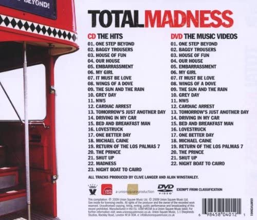 Madness  - Total Madness [Audio CD]