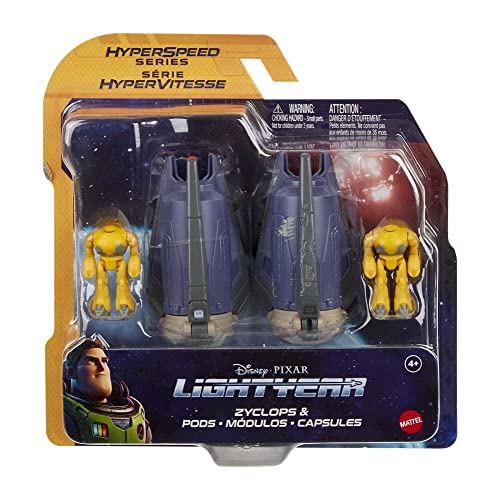Disney Pixar Lightyear Hyperspeed Series Spaceship Cyclops and Pods