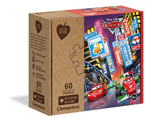 Clementoni - 26999 - Disney Pixar Cars - 60 Pieces - Made In Italy - 100% Recycl